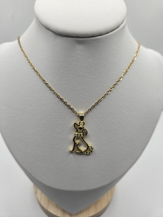 Dog Pendant Necklace