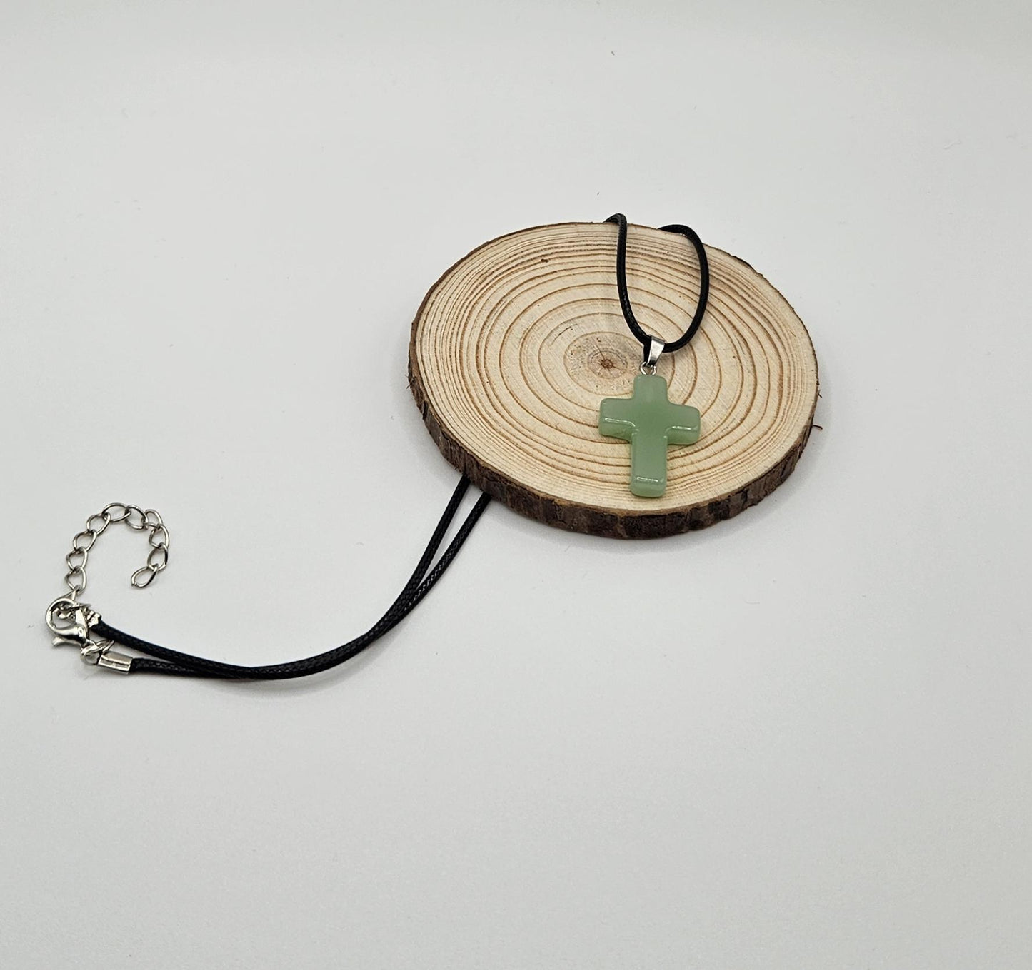 Cross Gemstone Necklace