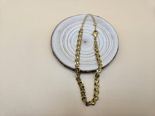 Stainless Steel Chain Gold Plated Bracelet